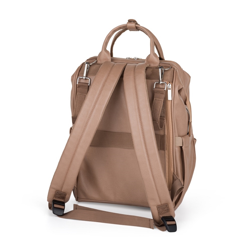 PETITE&MARS - Changing backpack for stroller JASPER brown