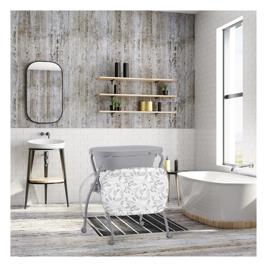 PETITE&MARS - Changing table with a bath SPA 3in1 grey