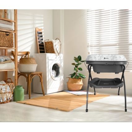 PETITE&MARS - Changing table with a bath SPA 3in1 grey