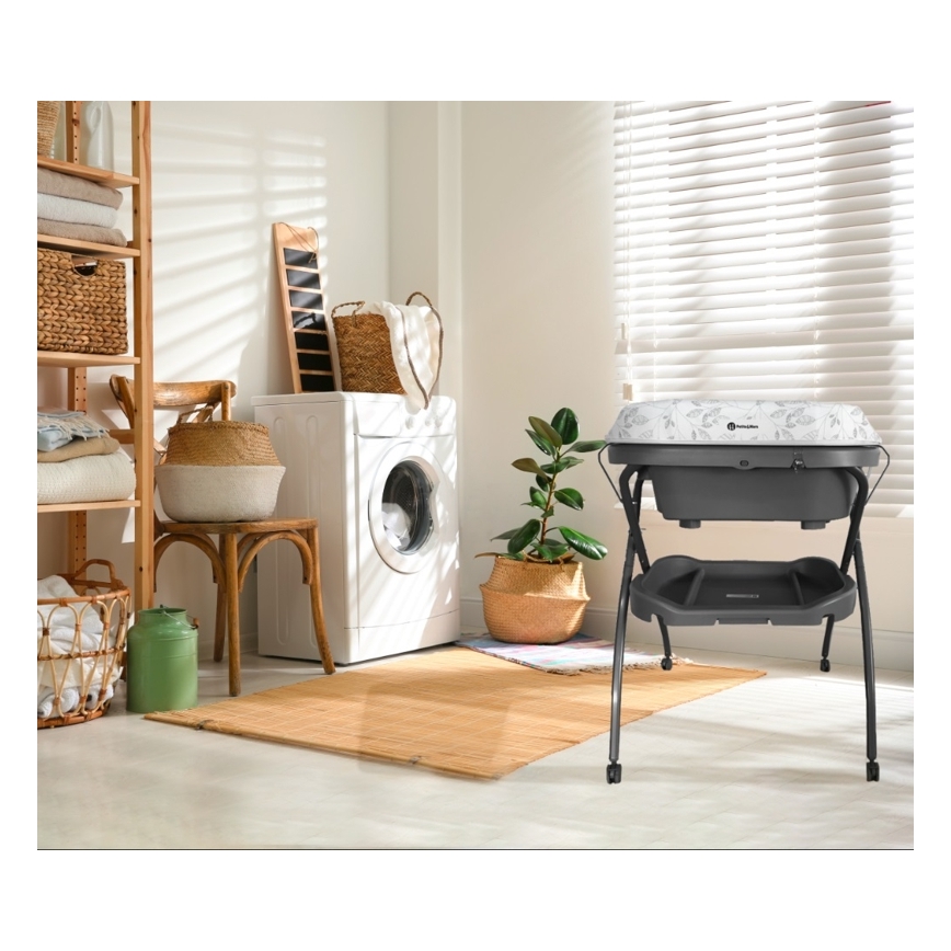 PETITE&MARS - Changing table with a bath SPA 3in1 grey
