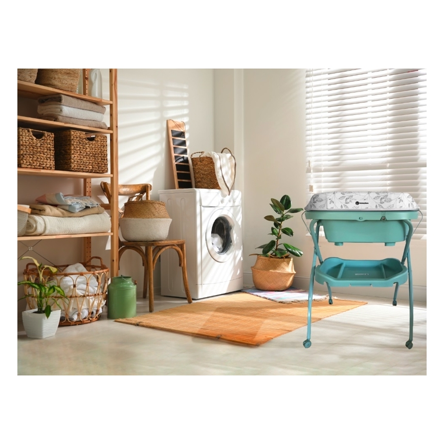 PETITE&MARS - Changing table with a bath SPA 3in1 mint
