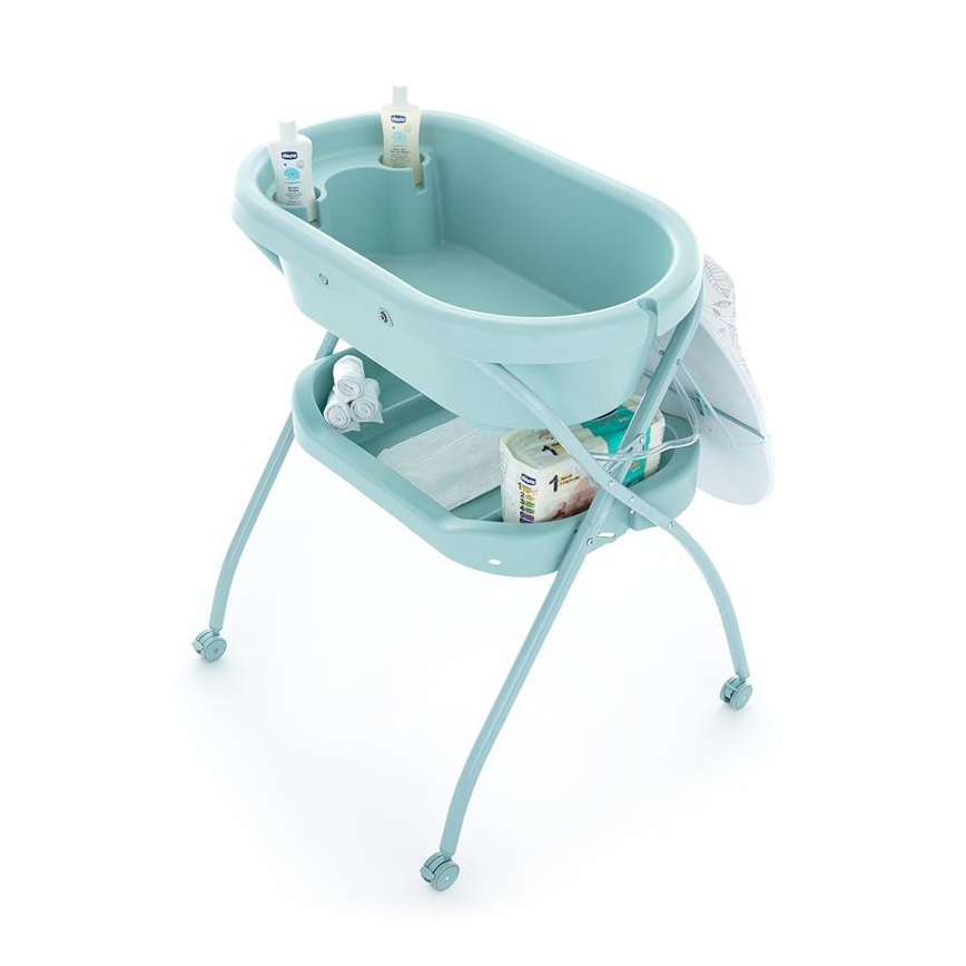 PETITE&MARS - Changing table with a bath SPA 3in1 mint