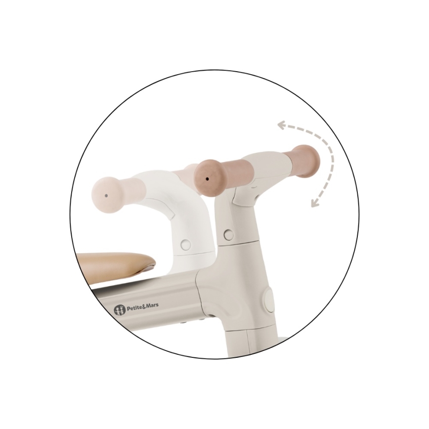 PETITE&MARS - Children's 3-in-1 Tricycle BINGO Ivory White