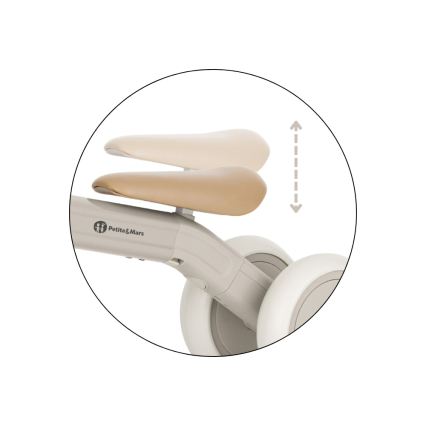 PETITE&MARS - Children's 3-in-1 Tricycle BINGO Ivory White