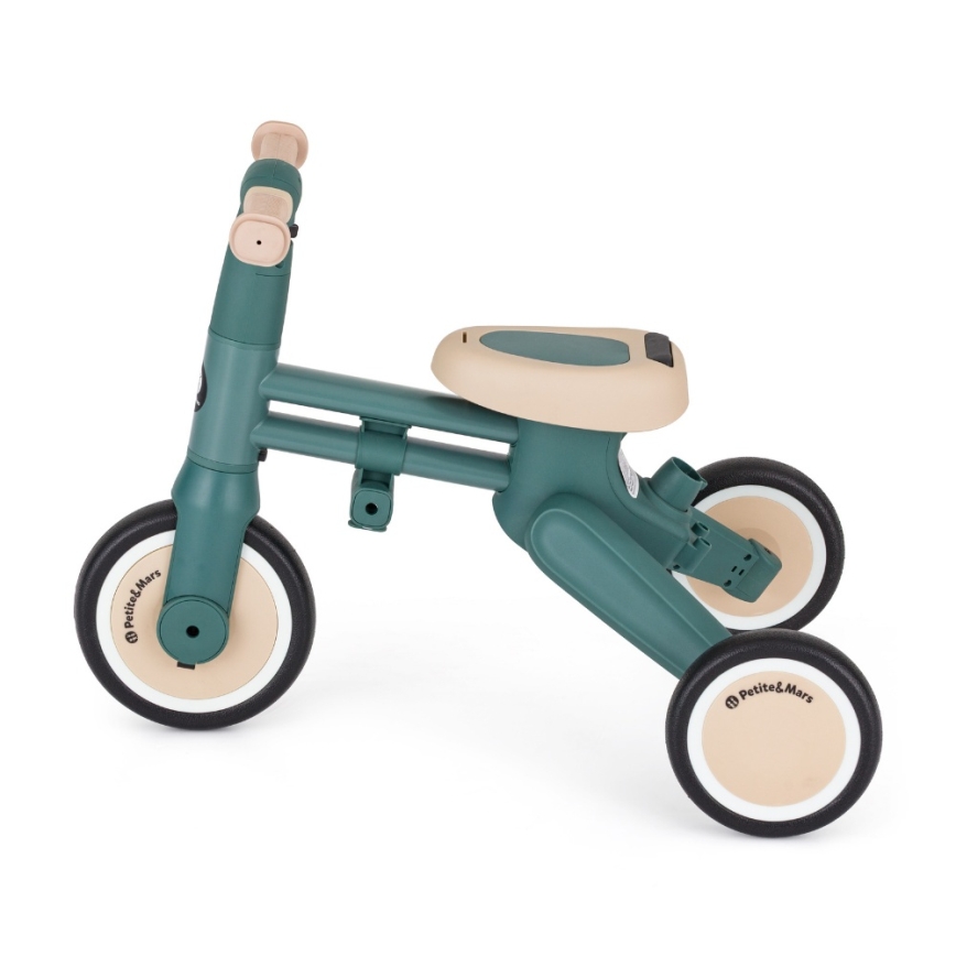 PETITE&MARS - Children's 4-in-1 Tricycle DRIFT Misty Green