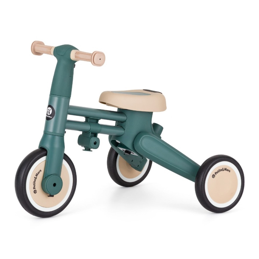 PETITE&MARS - Children's 4-in-1 Tricycle DRIFT Misty Green