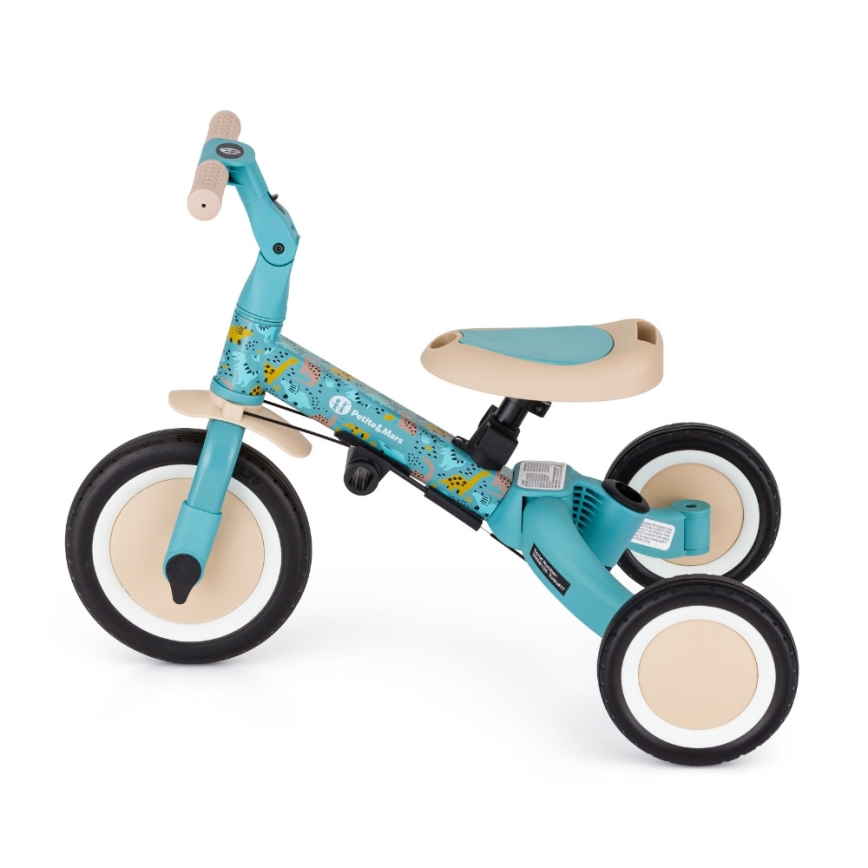 PETITE&MARS - Children's 5-in-1 Tricycle TURBO LIMITED Dino Park