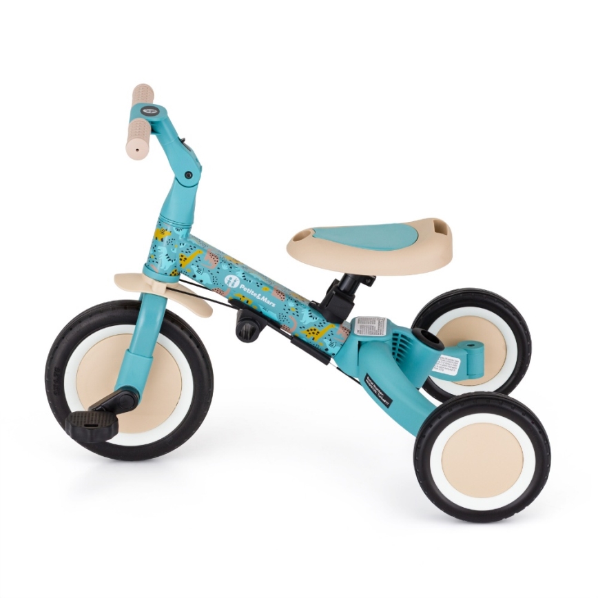 PETITE&MARS - Children's 5-in-1 Tricycle TURBO LIMITED Dino Park