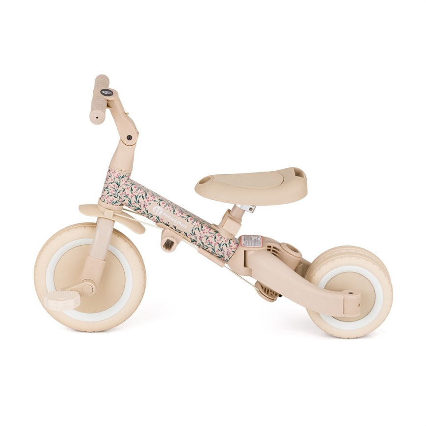PETITE&MARS - Children's 5-in-1 Tricycle TURBO LIMITED Pink Meadow