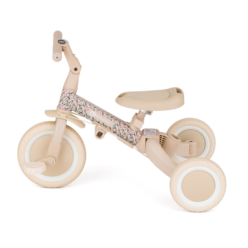 PETITE&MARS - Children's 5-in-1 Tricycle TURBO LIMITED Pink Meadow