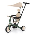 PETITE&MARS - Children's 5-in-1 Tricycle TURBO PLUS Misty Green