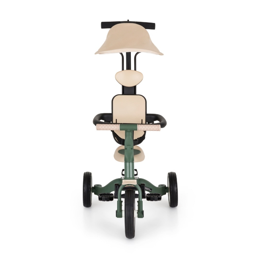PETITE&MARS - Children's 5-in-1 Tricycle TURBO PLUS Misty Green