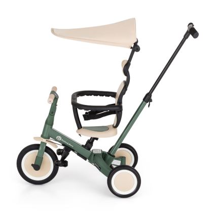 PETITE&MARS - Children's 5-in-1 Tricycle TURBO PLUS Misty Green