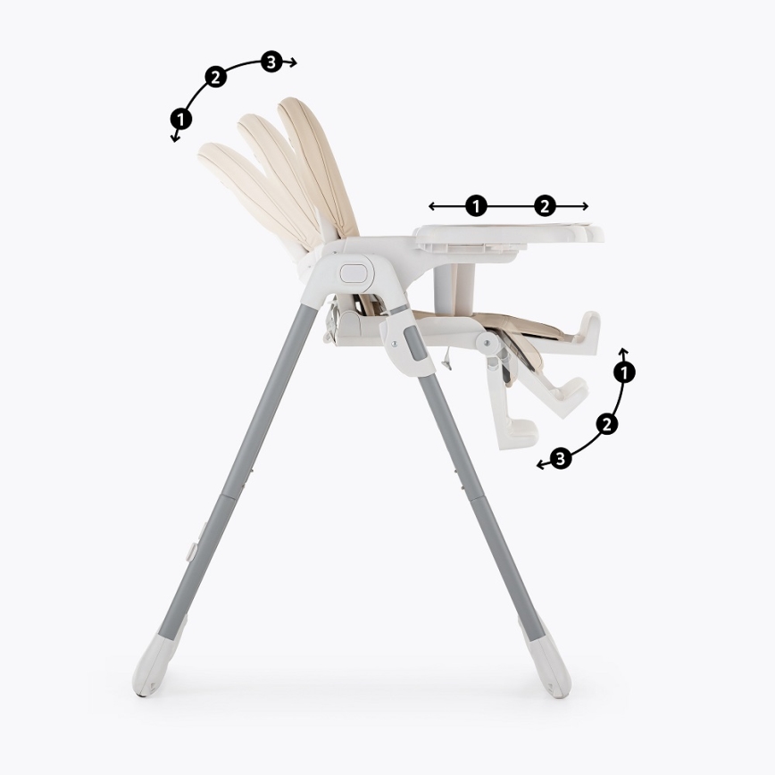 PETITE&MARS - Children's dining chair GUSTO grey
