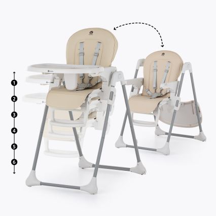 PETITE&MARS - Children's dining chair GUSTO grey