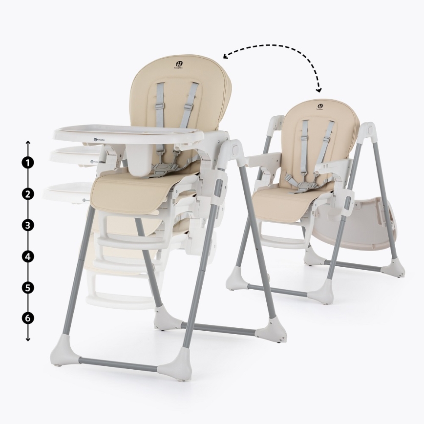PETITE&MARS - Children's dining chair GUSTO grey