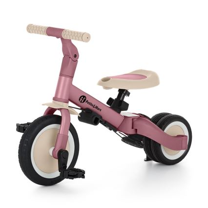 PETITE&MARS - Children's tricycle 5in1 TURBO Dusty Rose