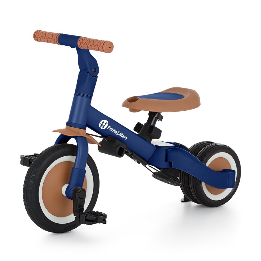 PETITE&MARS - Children's tricycle 5in1 TURBO Enigmatic Blue