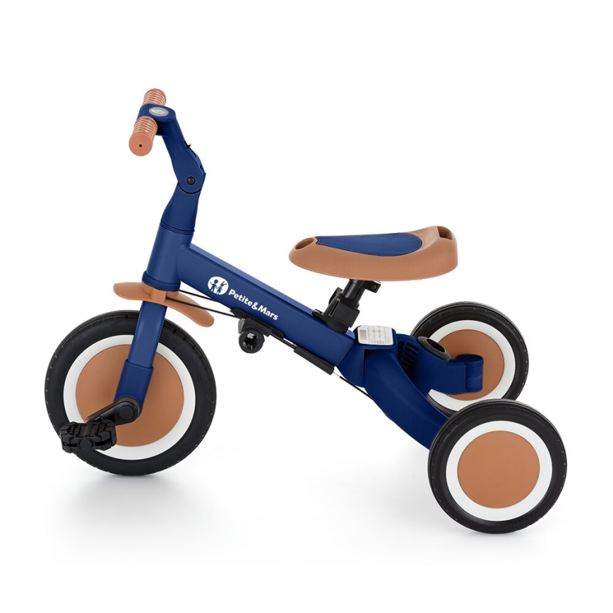 PETITE&MARS - Children's tricycle 5in1 TURBO Enigmatic Blue