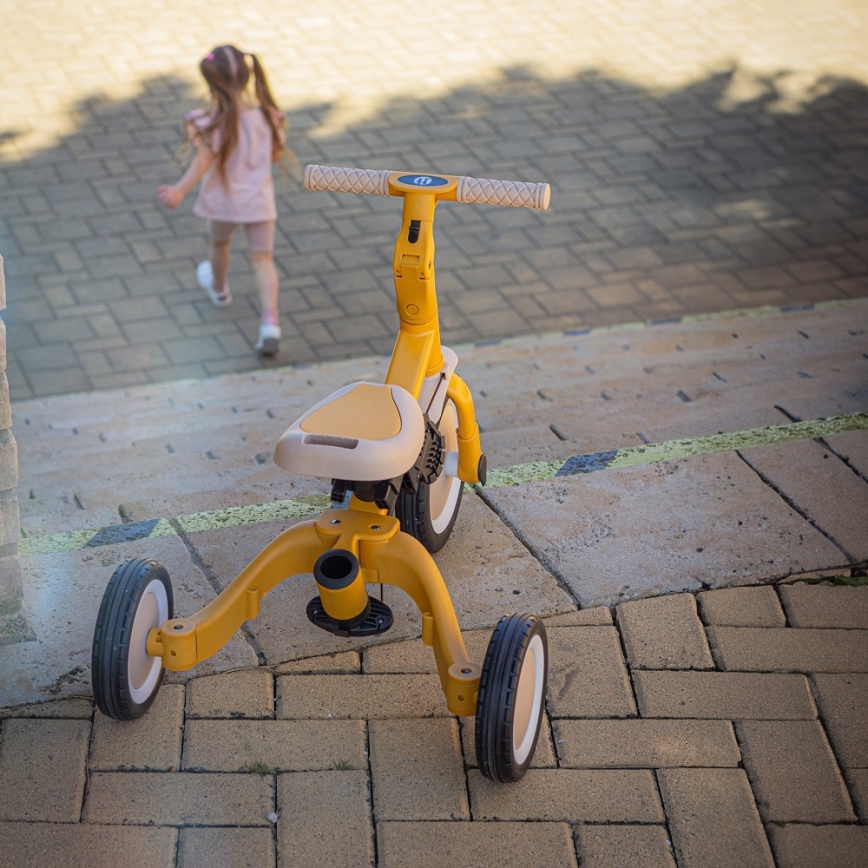 PETITE&MARS - Children's tricycle 5in1 TURBO Intense Ochre