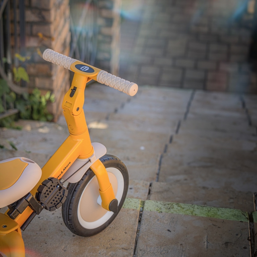 PETITE&MARS - Children's tricycle 5in1 TURBO Intense Ochre