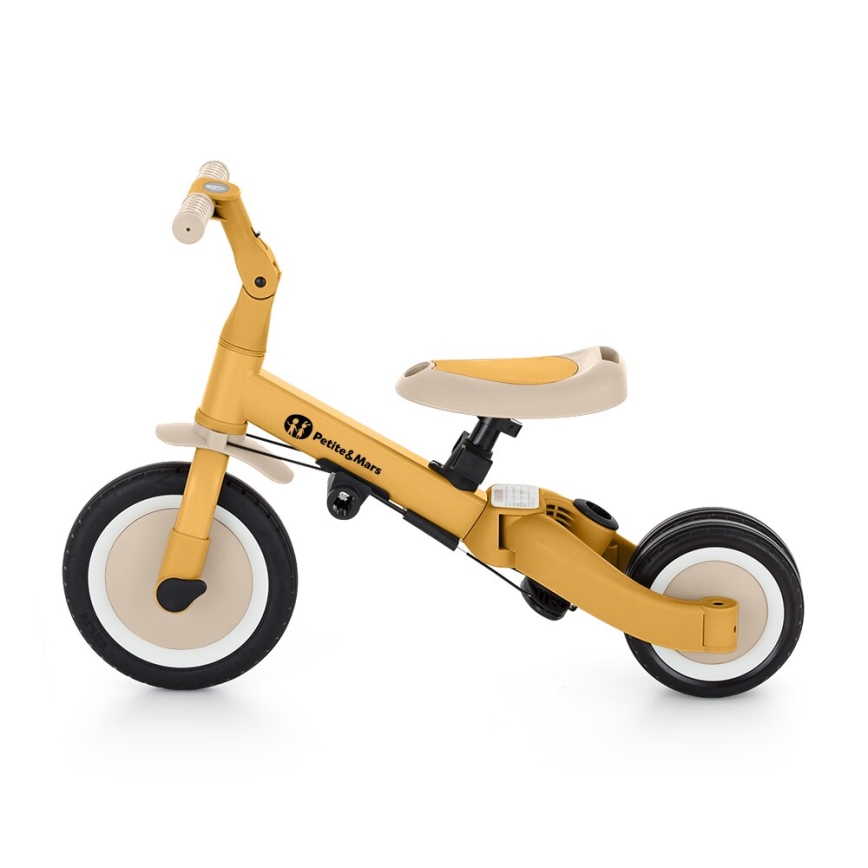 PETITE&MARS - Children's tricycle 5in1 TURBO Intense Ochre