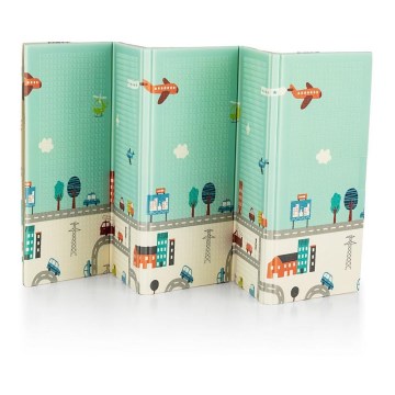 PETITE&MARS - Foldable play mat CAMPY ELEPHANT&CITY