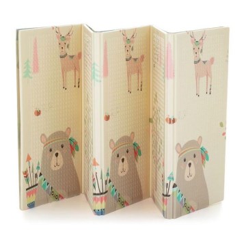 PETITE&MARS - Foldable play mat CAMPY ELEPHANT&FOX