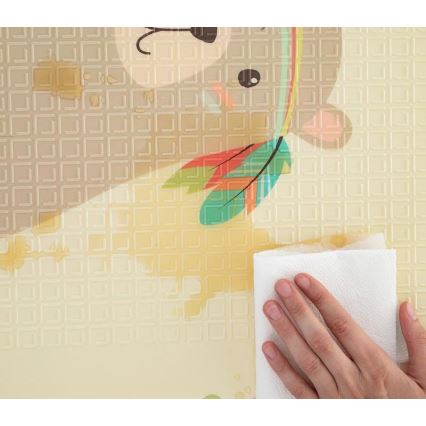 PETITE&MARS - Foldable play mat CAMPY ELEPHANT&FOX