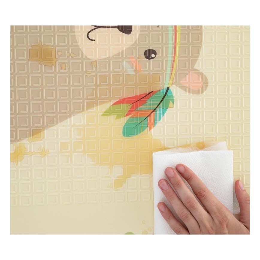 PETITE&MARS - Foldable play mat CAMPY ELEPHANT&FOX