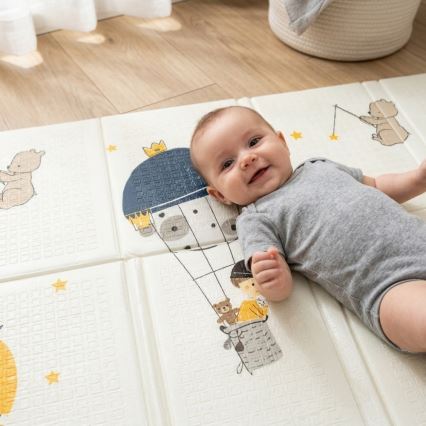 PETITE&MARS - Foldable Play Mat CAMPY Mountains&Triangles