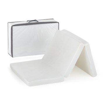 PETITE&MARS - Foldable Travel Mattress FOLDIE 120x60 cm, White