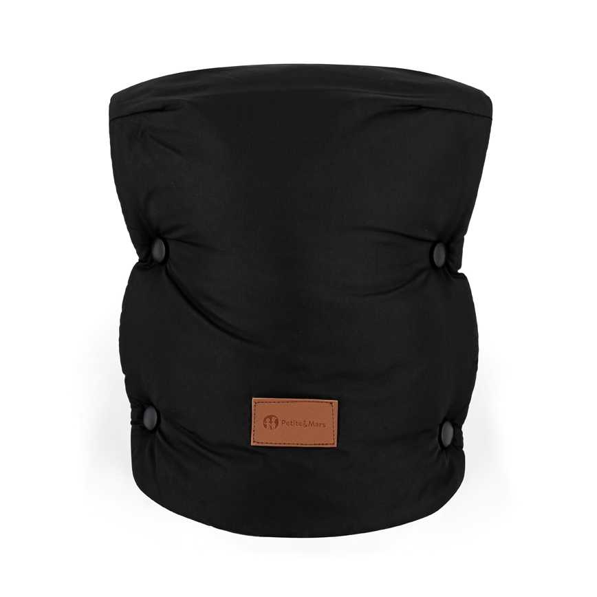 PETITE&MARS - Hand muffs for a stroller JASIE black
