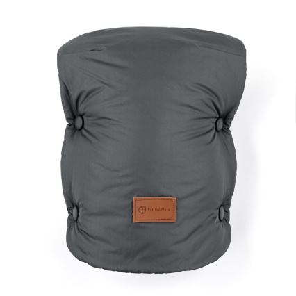 PETITE&MARS - Hand muffs for a stroller JASIE grey