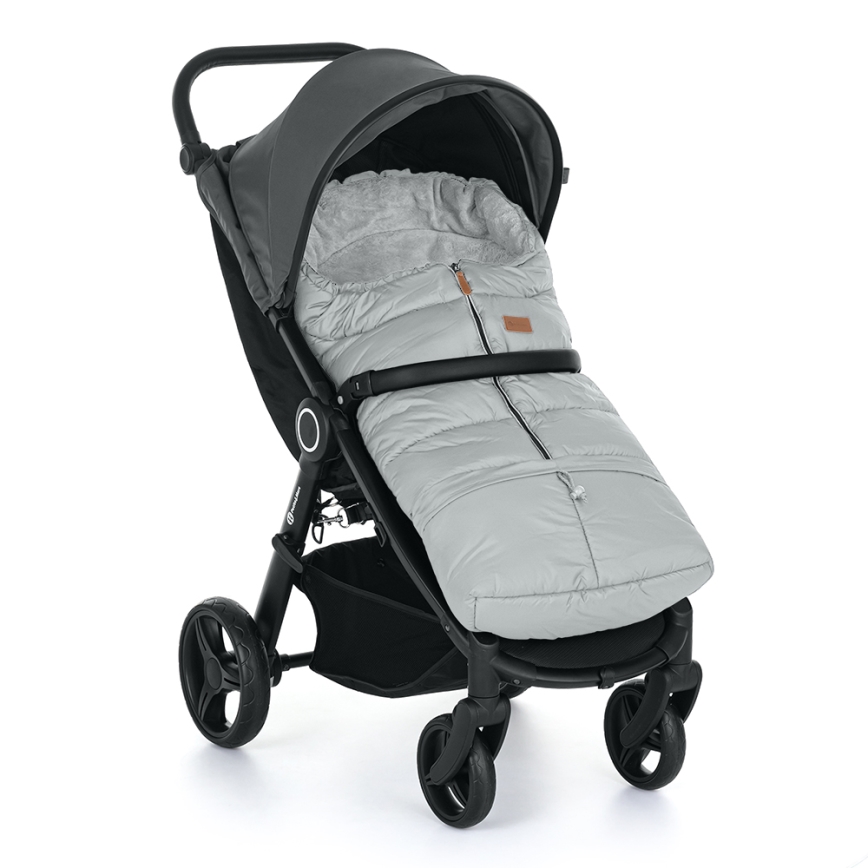 PETITE&MARS - JIBOT 3-in-1 Children's Footmuff, Light Grey
