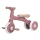 PETITE&MARS - Kids' 3-in-1 Tricycle BINGO Dusty Rose