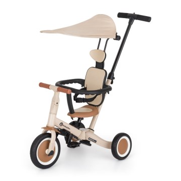 PETITE&MARS - Kids' 5-in-1 TURBO PLUS Tricycle Desert Sand