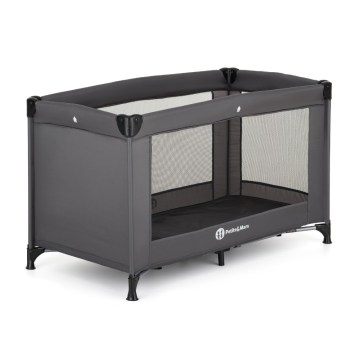 PETITE&MARS - KOOT Lite Travel Cot Dark Grey