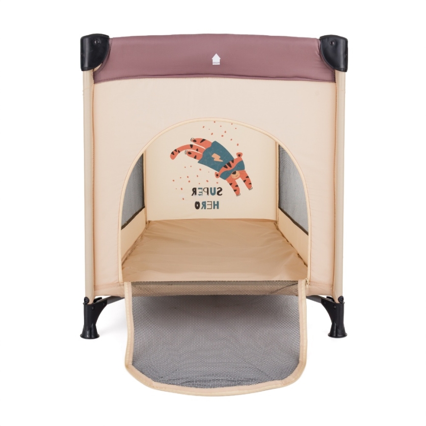 PETITE&MARS - KOOT Travel Cot Tiger Super Hero