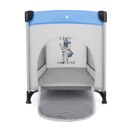 PETITE&MARS - KOOT Travel Cot Zebra Super Power