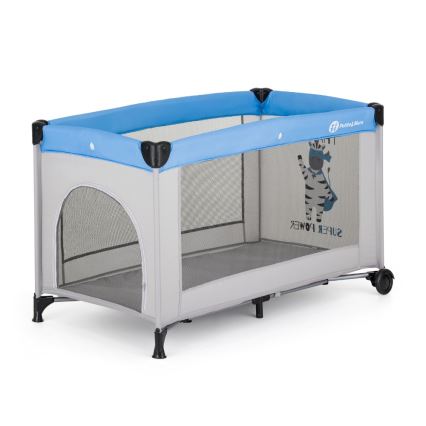PETITE&MARS - KOOT Travel Cot Zebra Super Power