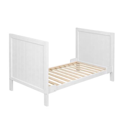 PETITE&MARS - MILA 3-in-1 Baby Cot 120x60 cm White/Beech
