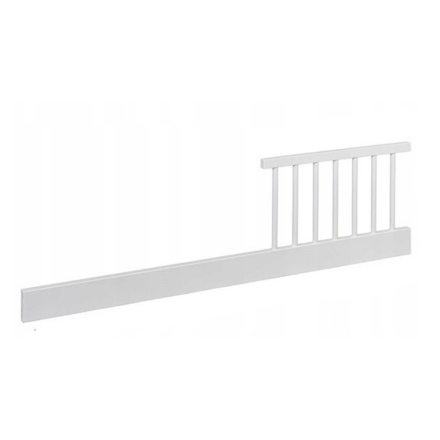 PETITE&MARS - NELA BEECH baby crib with safety rail 120x60 cm white/beech
