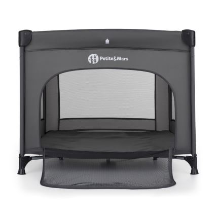 PETITE&MARS - NOOK Urban Children's Travel Playpen, Charcoal Grey