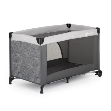PETITE&MARS - NYJA Travel Cot, Urban Jungle Charcoal