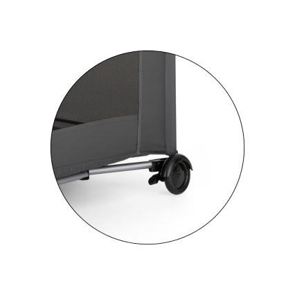 PETITE&MARS - NYJA Travel Cot, Urban Jungle Charcoal