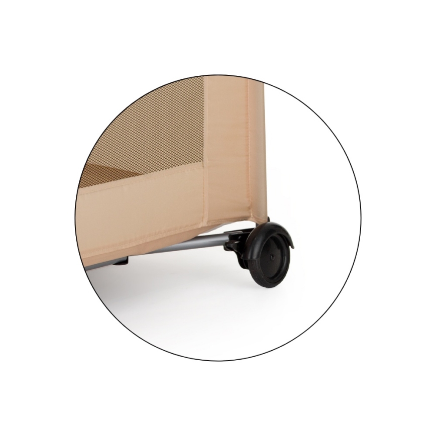 PETITE&MARS - NYJA Travel Cot Urban Jungle Sand