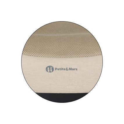 PETITE&MARS - OPTIMUS PRO i-Size Air Car Booster Seat 125-150 cm (22-36 kg) beige