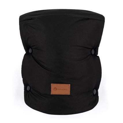 PETITE&MARS - SET Baby footmuff 3in1 JIBOT + hand muffs for a stroller JASIE black
