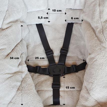 PETITE&MARS - SET Baby footmuff 3in1 JIBOT + hand muffs for a stroller JASIE grey